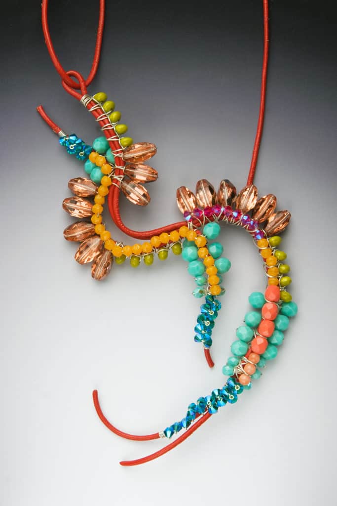 Resident Artist Michelle Sabol - Sea Urchin necklace