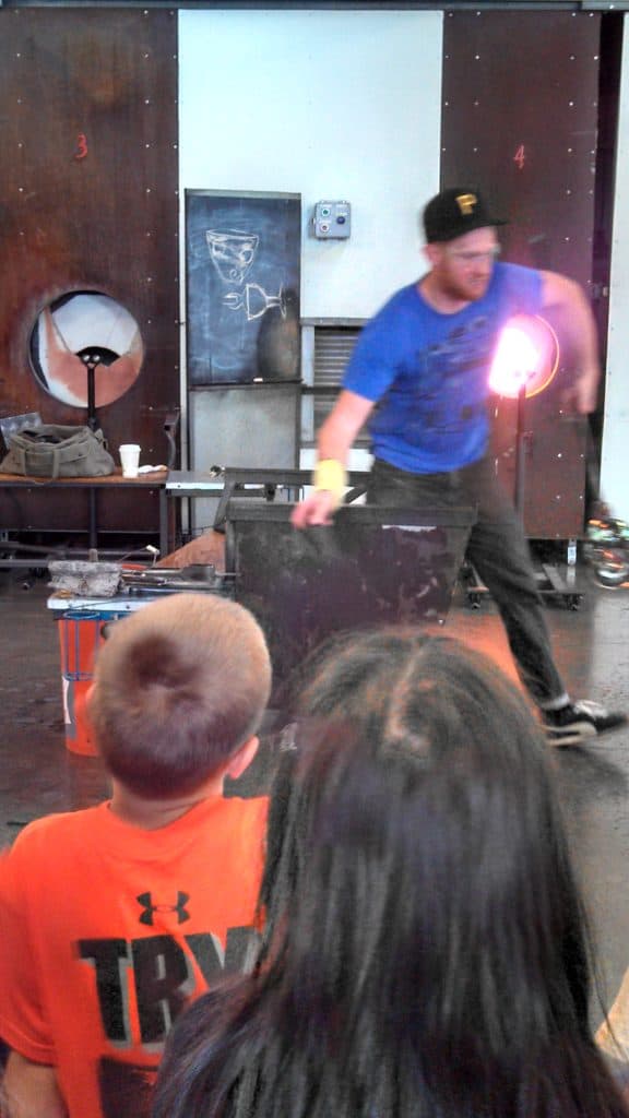 2013 glass mosaic field trip to Pittsburgh Glass Center