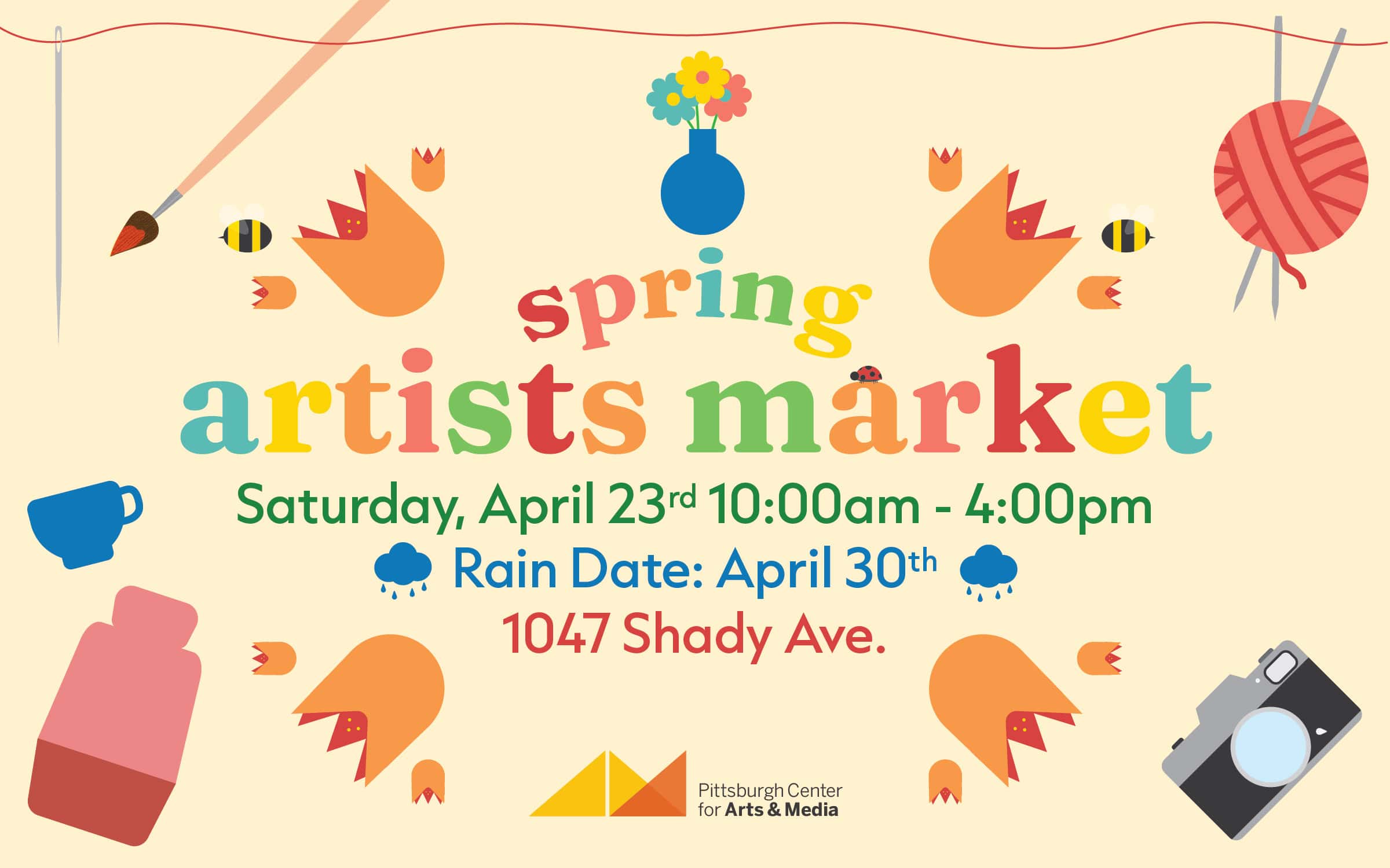 Spring Artists' Market 2022 - Pittsburgh Center for Arts & Media